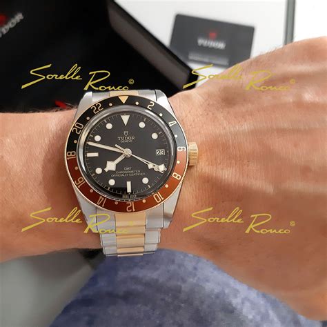 tudor black bay gmt acciaio oro|tudor black bay 58 gilt.